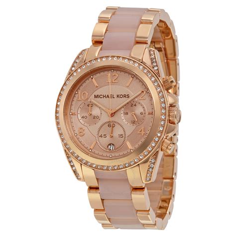 michael kors rose watch bands|mk rose gold watch sale.